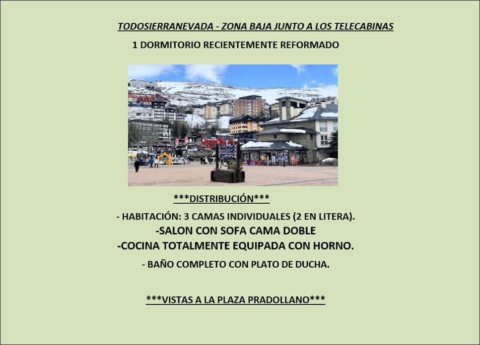 Ski Plaza Sierra Nevada & Zona Baja 外观 照片